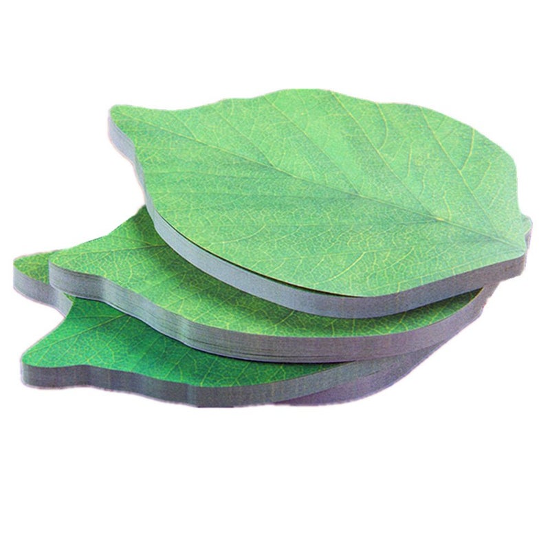 Funny live Leaf Sticky Note Pads Memo Pads Anti-Forgetting Reminder Note DIY Decoration Home Wall/Photo Wall Decoration,50 Sheets/Pad,8 Pads,400 Pages in Total - Image 4